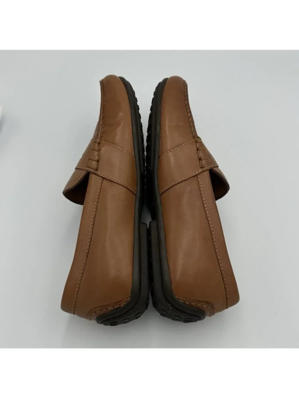 Polo Ralph Lauren Reynold Shoes Men’s Size 8.5 Leather Brown Loafers 11721